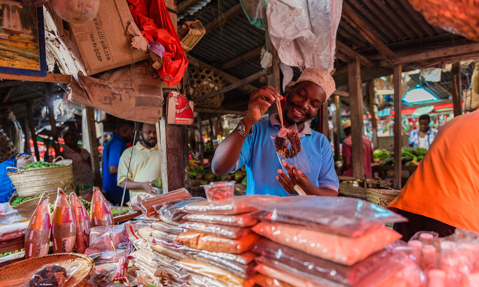 Рынок в Стоун Тауне Занзибар